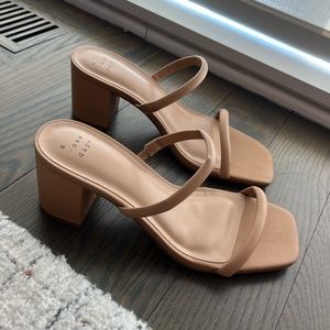 Wide - A New Day Cris Mule Heel 7W - square toe